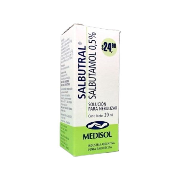 Medisol Salbutral Salbutamol Sol.P / Nebul.X 20 ml #1
