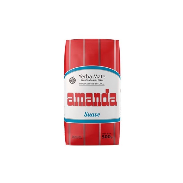 Yerba Mate Amanda Suave C/Palo 500g #1