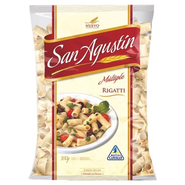 Fideos Rigatti San Agustín 500 Grs. #1
