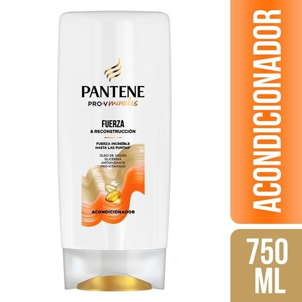 Pantene Acondicionador Miracles Fuerza Y Reconstrucción 750 ml #1
