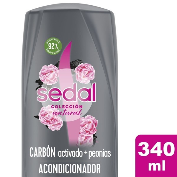 Acondicionador Sedal Carbón Activado y Peonias 340ml alt