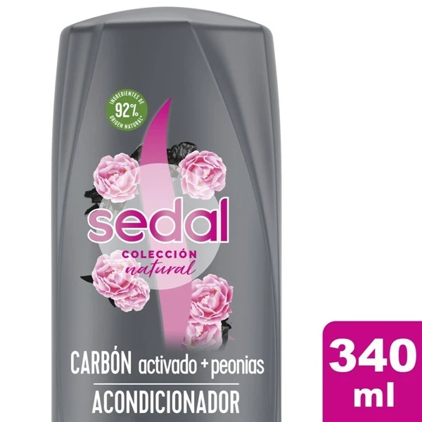 Sedal Acondicionador Carbon Y Peonias 340 ml alt
