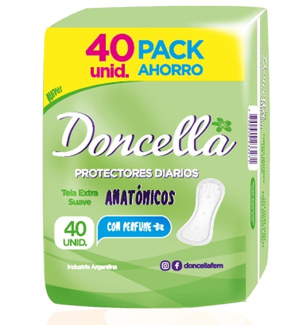 Doncella Protector Anatomico Con Perfume (40 Unidades) #1