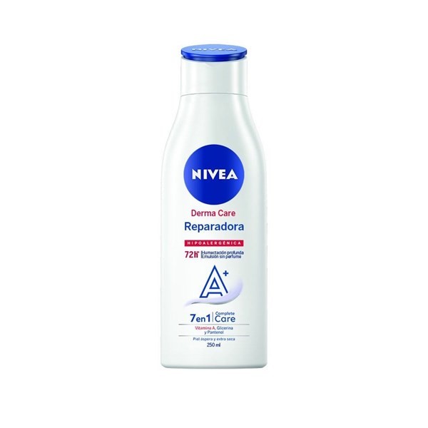 Nivea Crema Corporal Hipoalergénica Derma Care Reparadora 7En1 250 ml #1