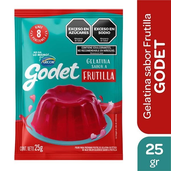 Gelatina Frutal Godet 25 grs #1