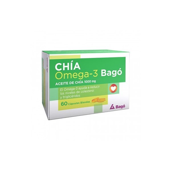 Bago Suplemento Dietario Chia 3 omega- (60 Cápsulas Blandas) alt