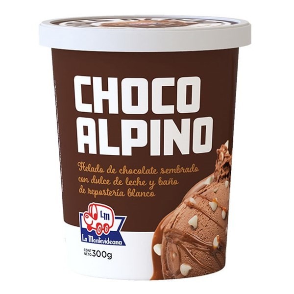 Helado la Montevideana de Chocolate Alpino 300 g #1