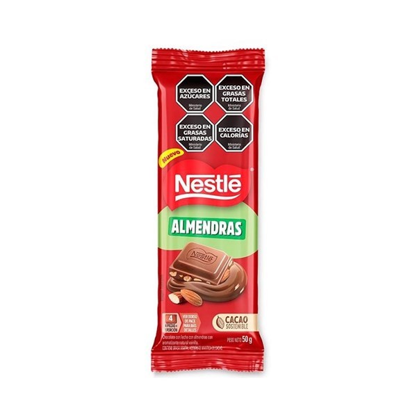 Tableta de Chocolate Con Almendras Nestlé 50 grs #1