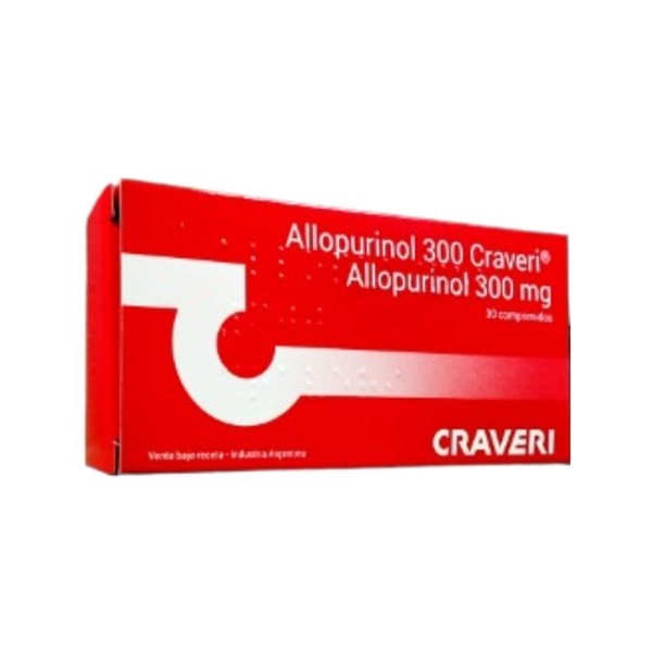 Allopurinol 300 Mg Craveri x 30 Comp Tipo de Receta Opcional #1