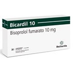Bicardil 10 Mg | 30 Comprimidos | Bisoprolol fumarato #1