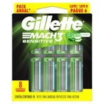 Gillette Cartuchos Para Afeitar 3 Mach Sensitive (8 Unidades) #2