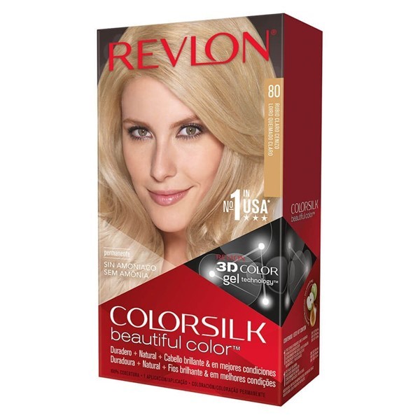 Revlon Kit Coloracion Colorsilk  70 Rubio Ceniza #1