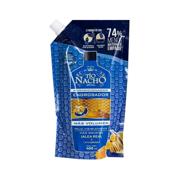 Tio Nacho Acondicionador Engrosador Doy Pack 400 ml alt