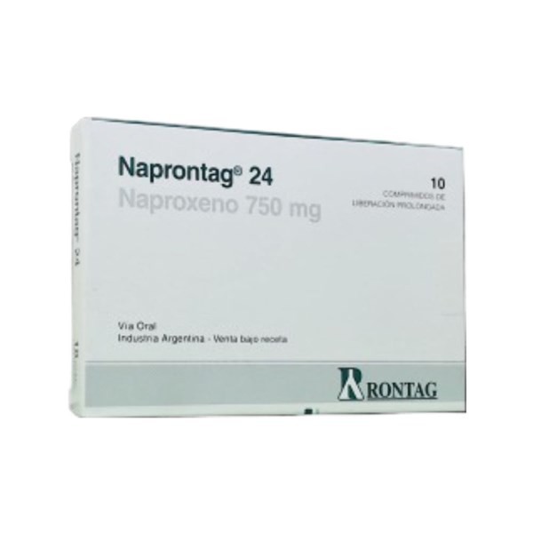 Naprontag 24 Naproxeno 750 Mg x 10 Comp #1