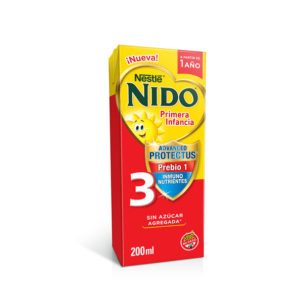 Leche Infantil Nido 3 crecimiento Líquida x 200 ml