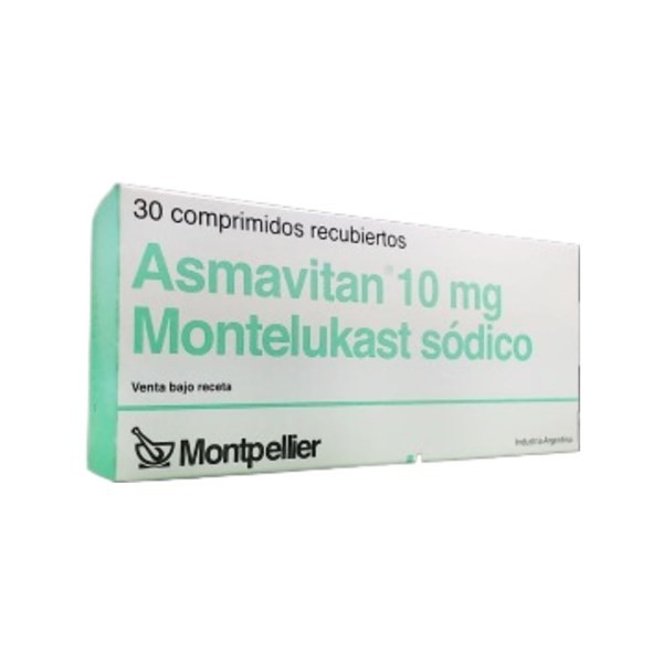 Montpellier Asmavitan Montelukast 10 Mg x 30 Comp Recubiertos #1
