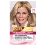 Excellence Kit Coloracion 9.1 Rubio Muy Claro Ceniza #17