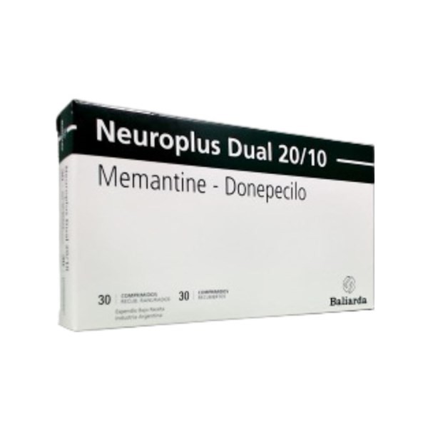 Baliarda Neuroplus Dual Memantine + Donepecilo 20 / 10Mg x 60 Comp (30+30) #1