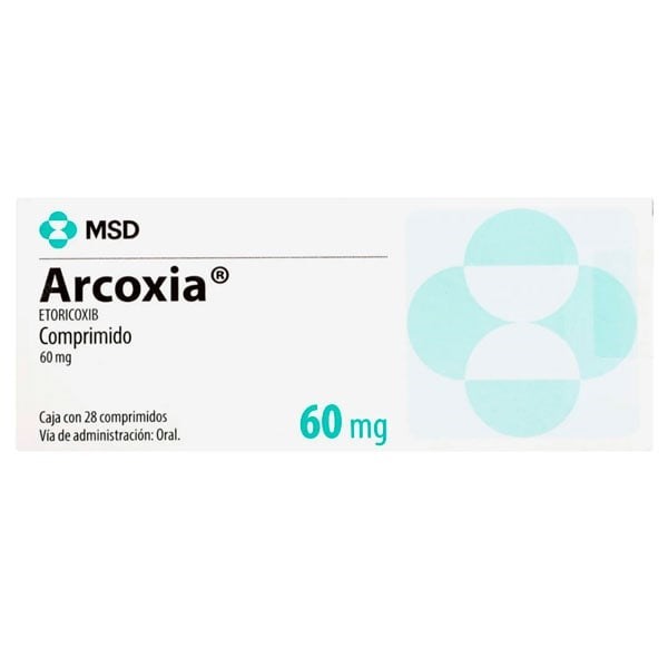 Arcoxia 60 Mg | 28 Comprimids | Etoricoxib