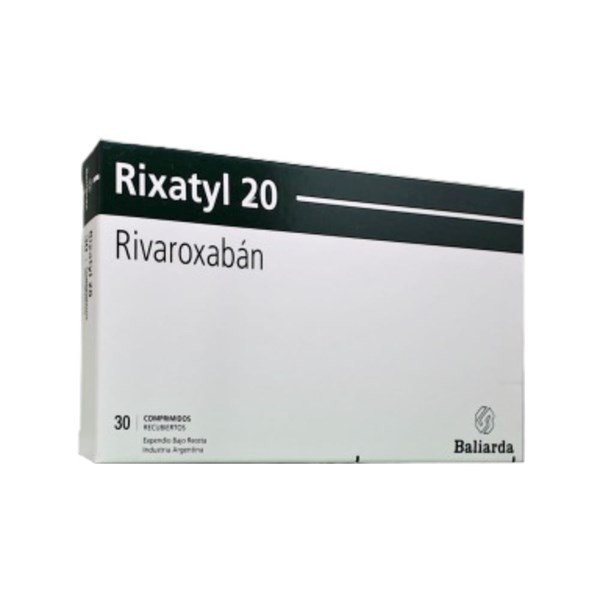 Baliarda Rixatyl Rivaroxabán 20 Mg x 30 Comp Recubiertos #1