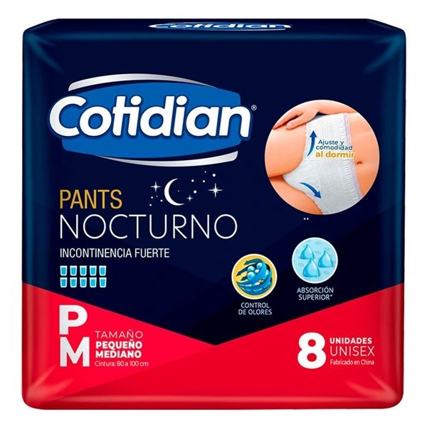Cotidian Ropa Interior Pants Nocturno P / m ( 8 Unidades ) #1