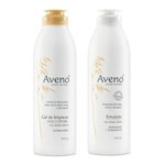 Aveno Kit Básico Facial Y Corporal Gel de Limpieza + Emulsión #1
