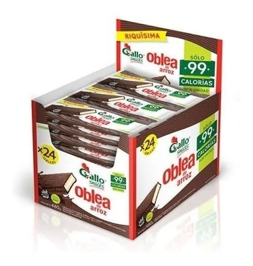 Gallo Snacks Oblea de Arroz 20 g x 24 Unidades