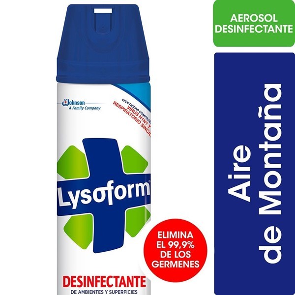 Lysoform Desinfectante Aerosol Aire Montaña 360 ml alt