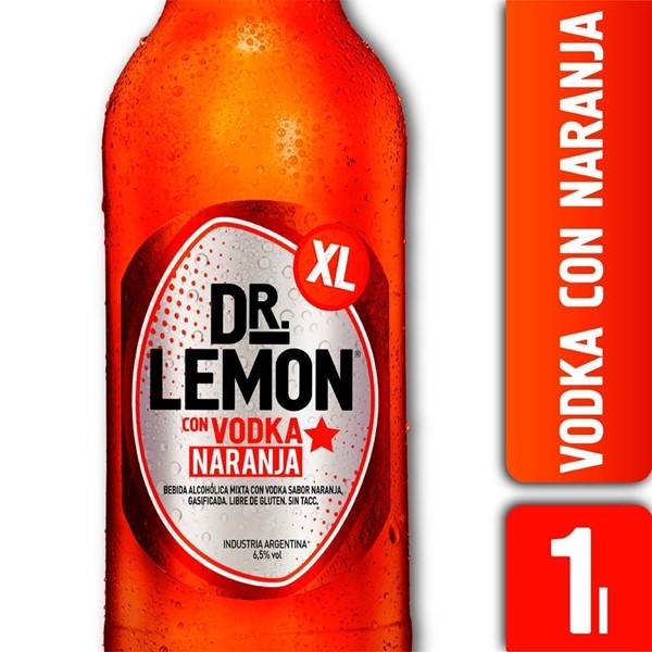 Dr Lemon Aperitivo Dr. Lemon Con Vodka Naranja 1 L alt