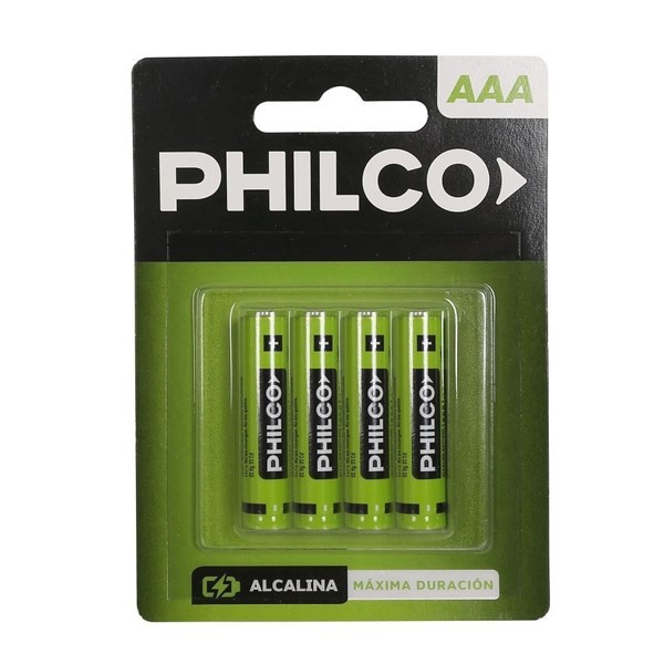 Pilas Philco Blister Aaa x 4 un