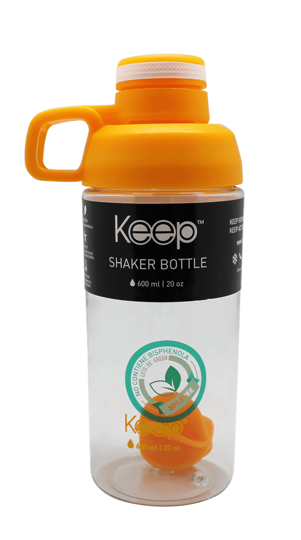 Botella Shaker Keep 600 Ml Con Mezclador - Libre Bpa alt