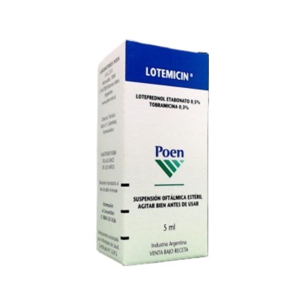 Poen Lotemicin Loteprednol + Tobramicina Suspensión x 5 ml #1