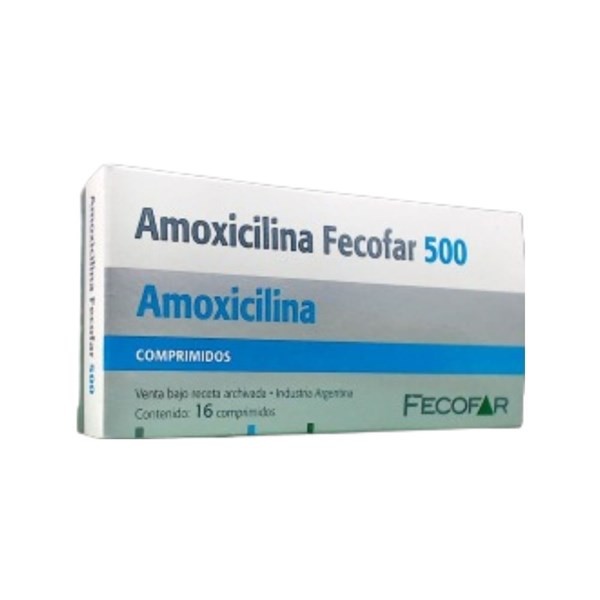 Amoxicilina Fecofar Amoxicilina 500 Mg x 16 Comp #1