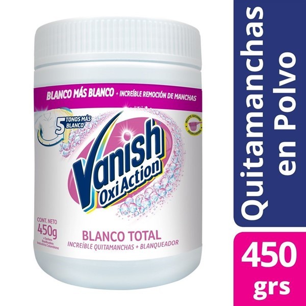 Quitamanchas Vanish En Polvo White 450 Gr #1