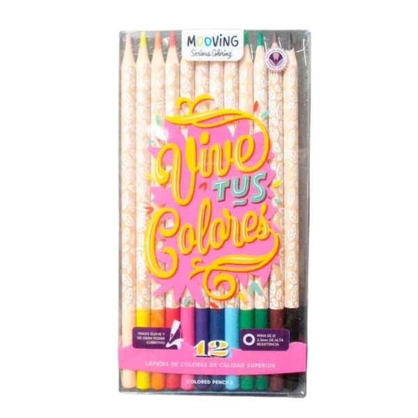 Mooving Lapices de Colores Serious Coloring #1