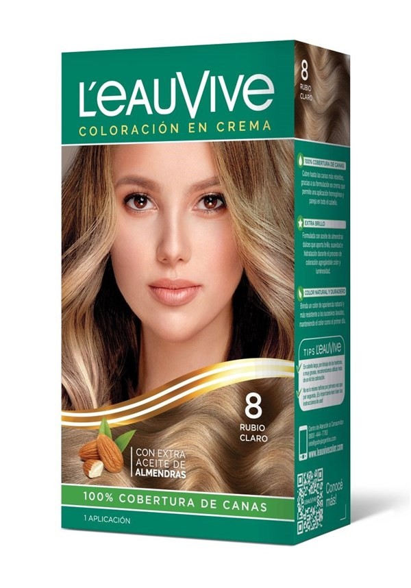 Leau Vive Kit Estuche N1 Color Rubio Claro #1