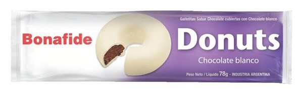 Donuts Bonafide Chocolate Blanco 78 gr #1