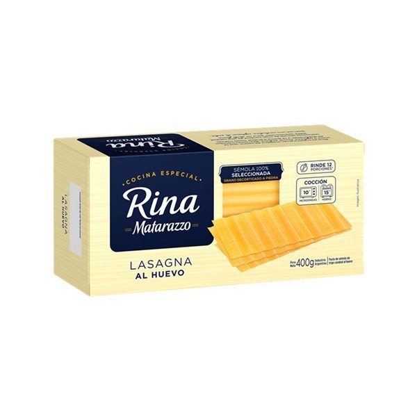 Lasagna Al Huevo Rina Matarazzo 400 grs #1