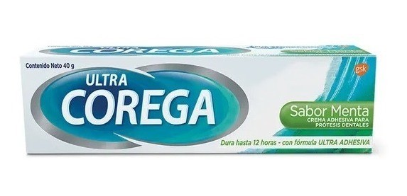 Corega Adhesivo Para Prótesis Dentales Crema Ultra Menta 40 gr #1