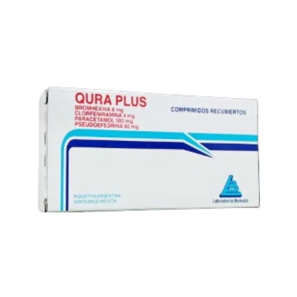 Laboratorio Bernabó Qura Plus Paracetamol + Asoc x 10 Comp Recubiertos #1