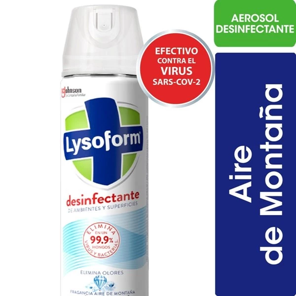 Lysoform Desinfectante Aerosol Aire Montaña 360 ml