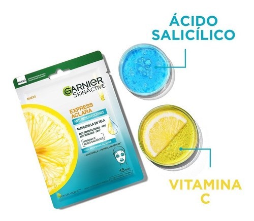 Garnier Express Aclara Mascarilla Anti Acne 28 g