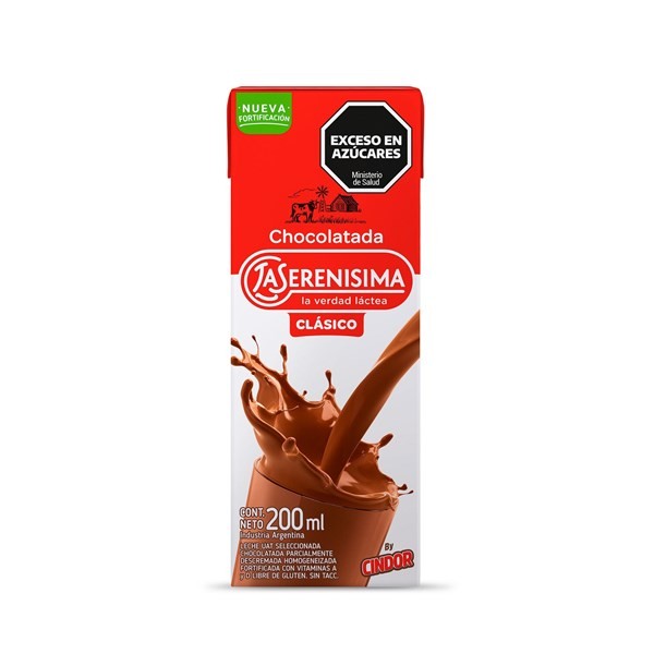 Leche Chocolatada La Serenísima Clásico 200 Cc. alt