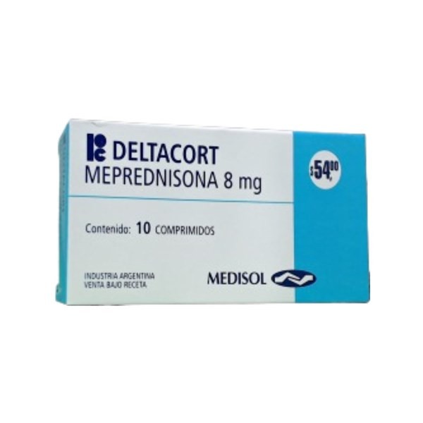 Medisol Deltacort 8 Mg Meprednisona x 10 Comp #1