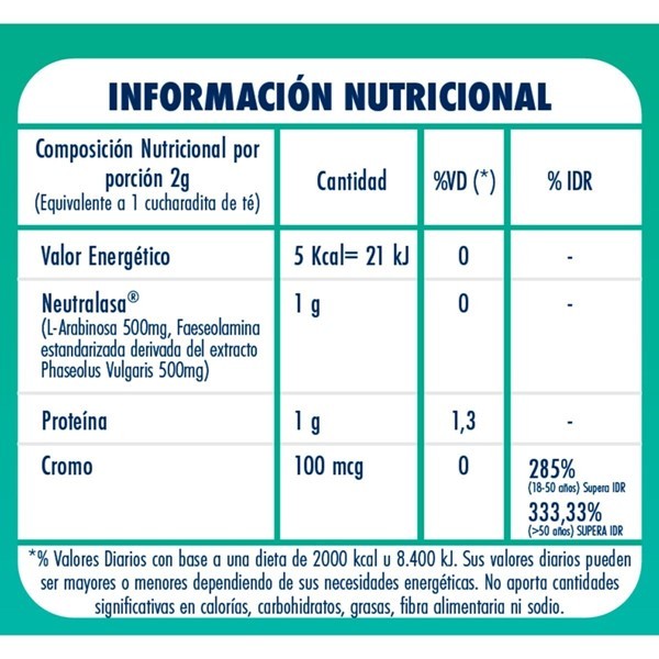 Satial Total Polvo Sugar And Carb Controller Con Neutralasa alt