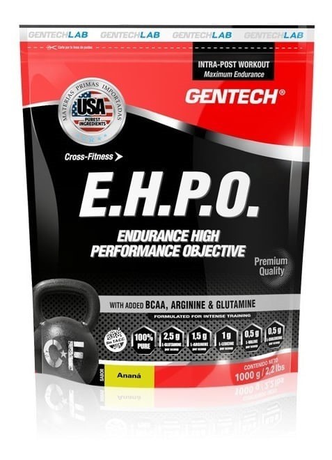 Gentech Endurance High Performance Objetive Suplemento 500 g Único
