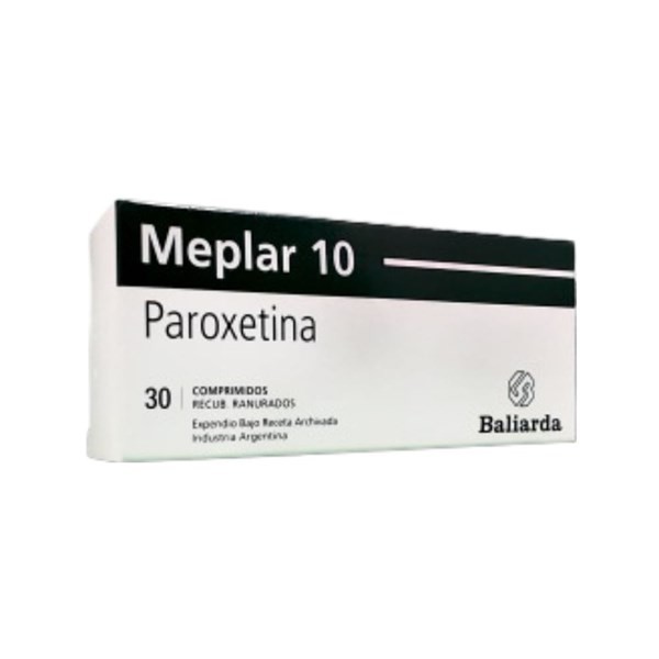 Baliarda Meplar 10 Paroxetina 10 Mg x 30 Comp Recubiertos #1