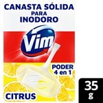Canasta Sólida Para Inodoro Vim Citrus 4 en 1 35 gr #1
