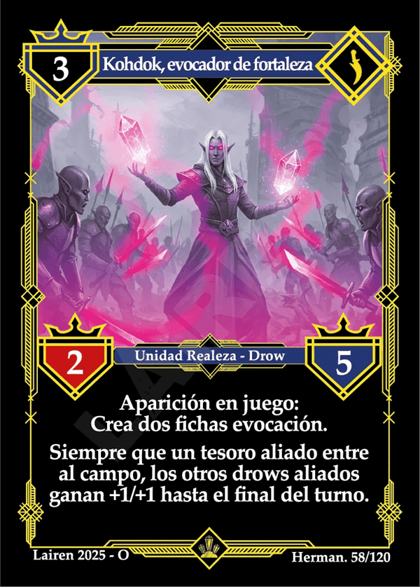 058 Kohdok, Evocador De Fortaleza - Coste 3 #1