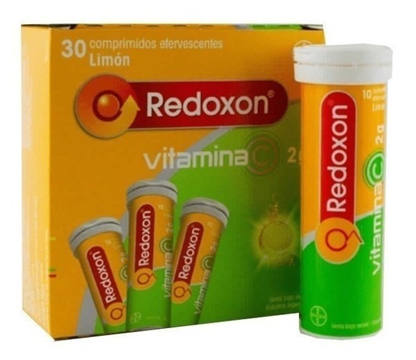 Bayer Redoxon Efervescente 2 Gr Comprimidos X 30 Sabor Limón #1